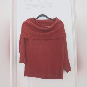 Oversized turtleneck sweater